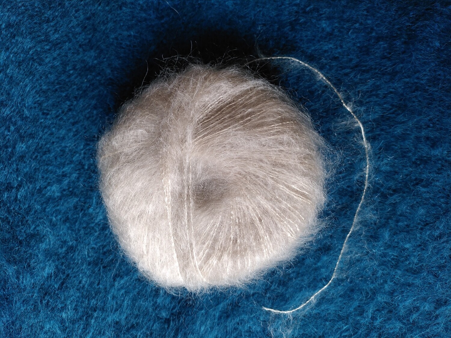 Pelote Mohair &amp; Soie couleur Ficelle