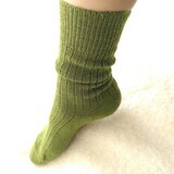 Chaussettes 80% Mohair couleur Mousse