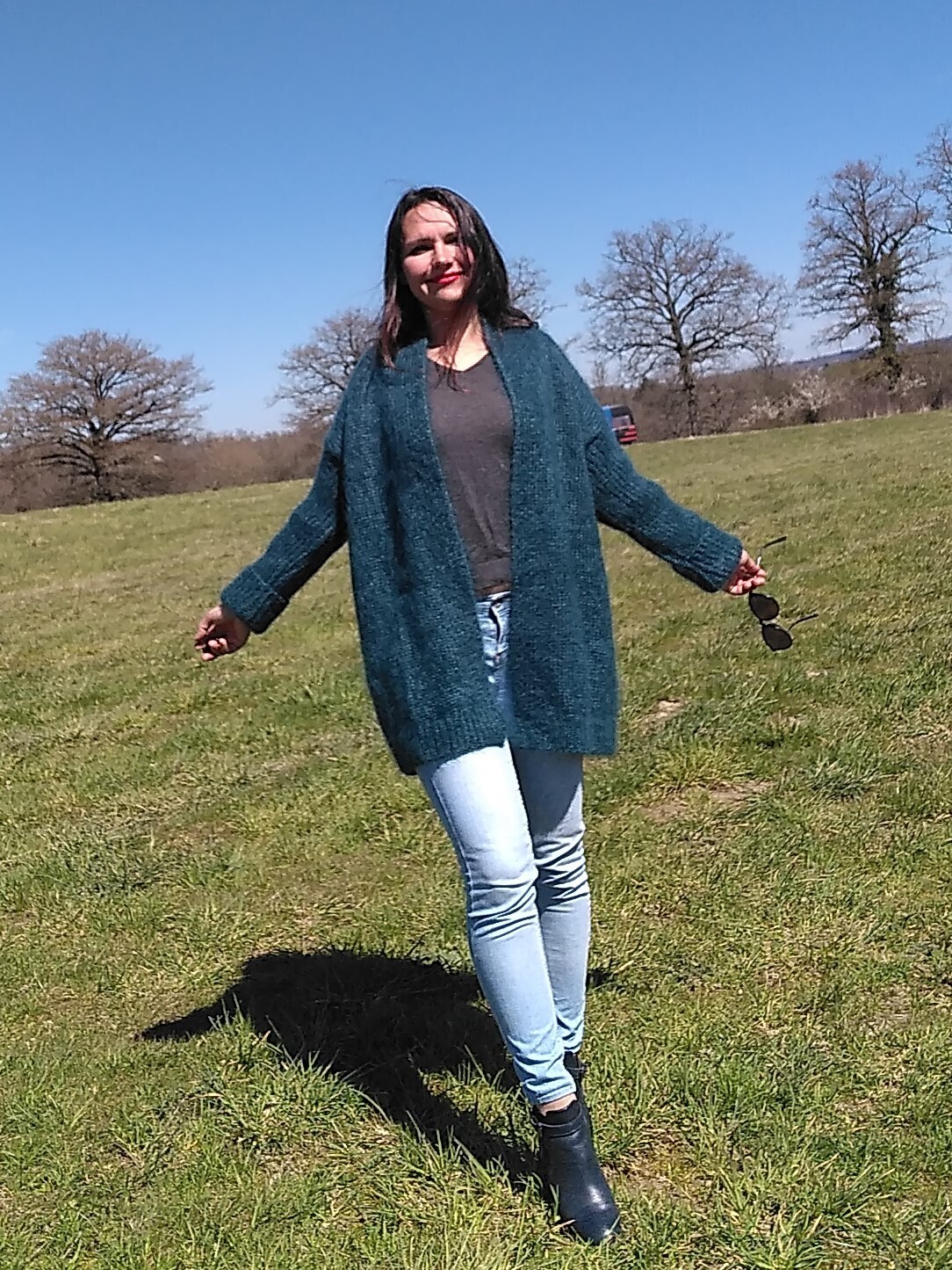 Veste oversize Paon