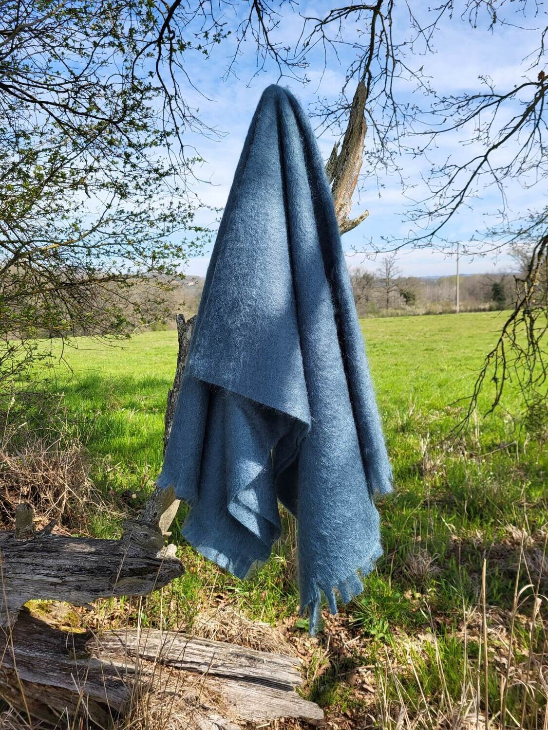Grand Plaid Couleur Ecume