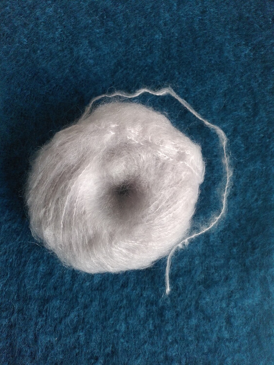 Pelote Pur Mohair couleur Inox