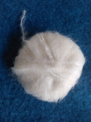 Pelote Pur Mohair couleur Ecru