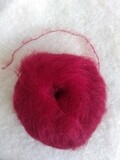 Pelote Mohair &amp; Soie couleur Rubis