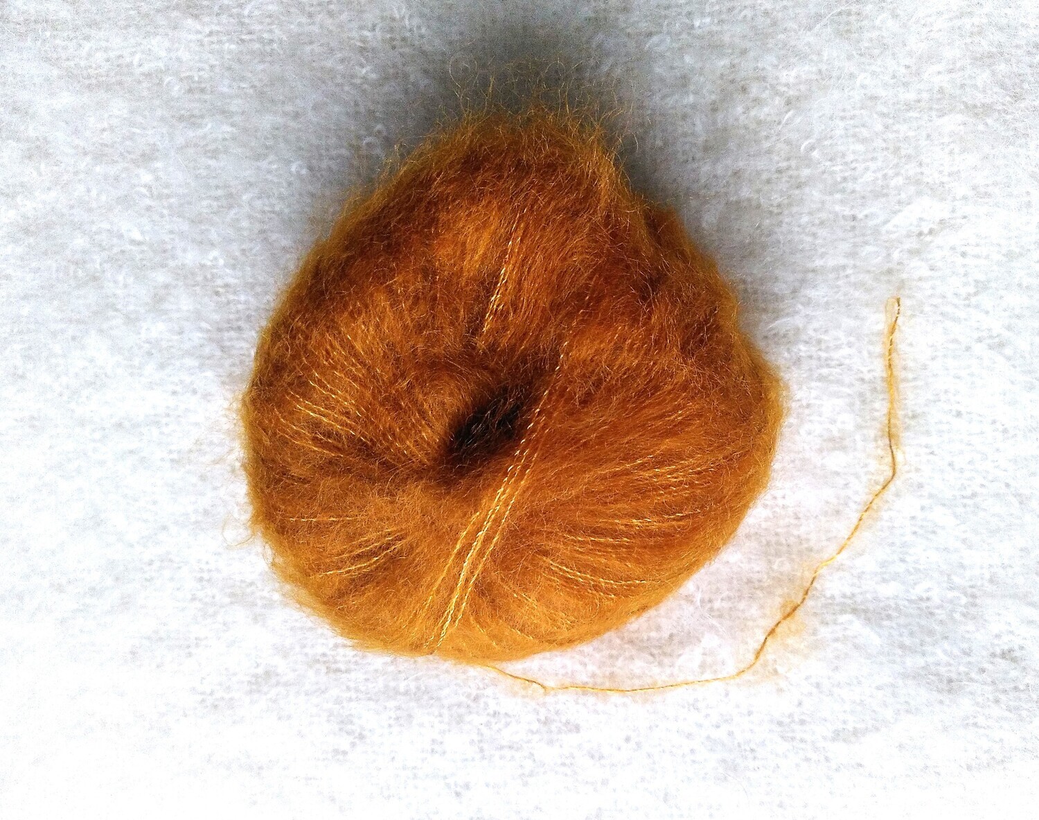 Pelote Mohair &amp; Soie couleur Maïs