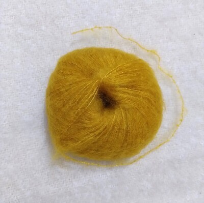Pelotes Mohair &amp; Soie couleur Soleil