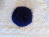 Pelote Mohair &amp;Soie couleur Bleu étoilé