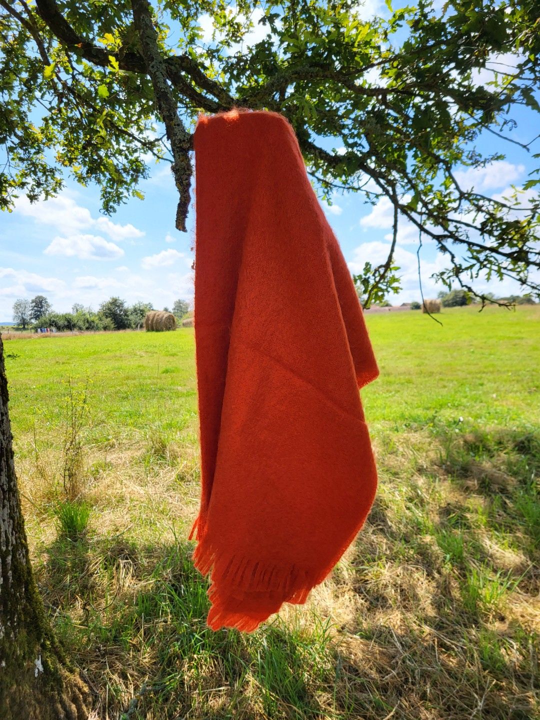 Petit plaid Mandarine