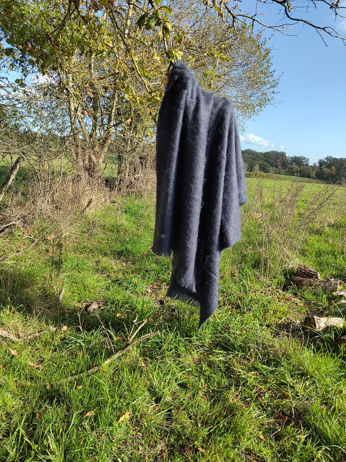 Grand Plaid couleur Ardoise