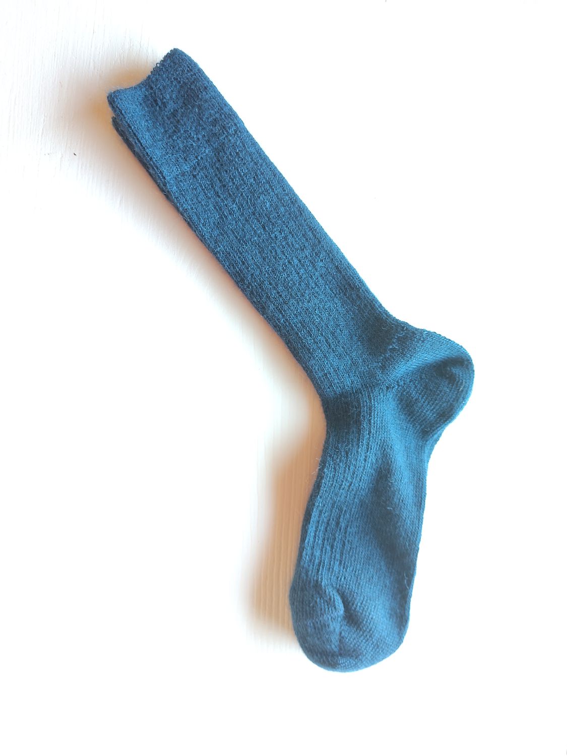 Chaussette 80% Mohair couleur Saphir