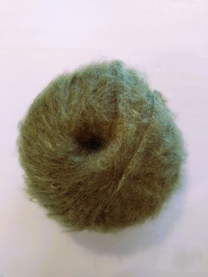 Pelote Mohair &amp; soie couleur Kaki