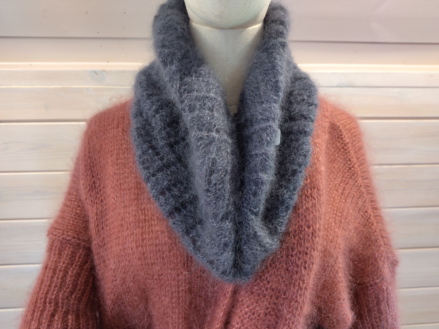 Snood couleur Ardoise