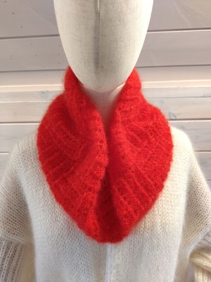 Snood couleur Ecarlate
