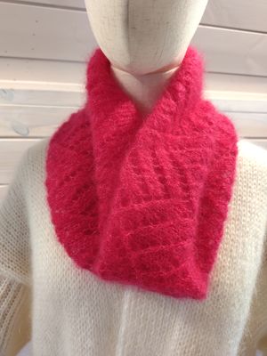 Snood couleur Fushia
