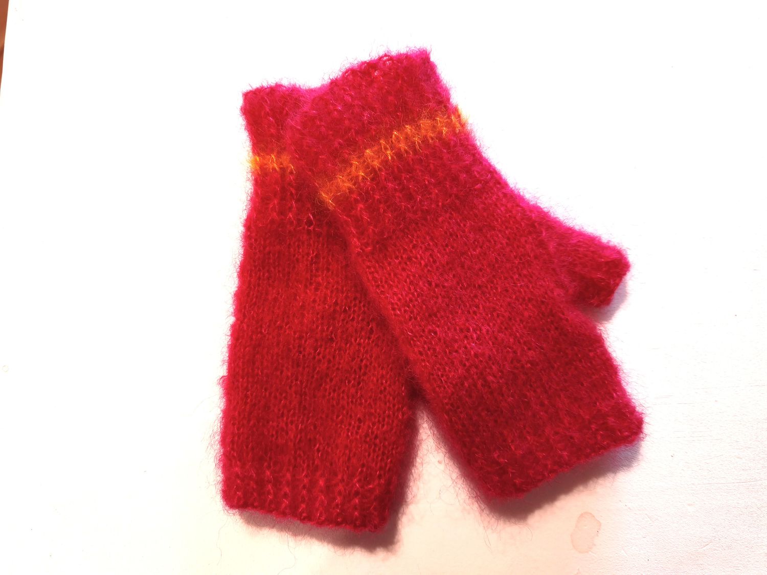 Mitaines Fushia &amp; Navel