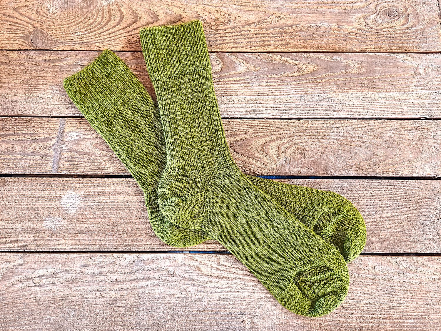 Chaussette 80% Mohair Anis