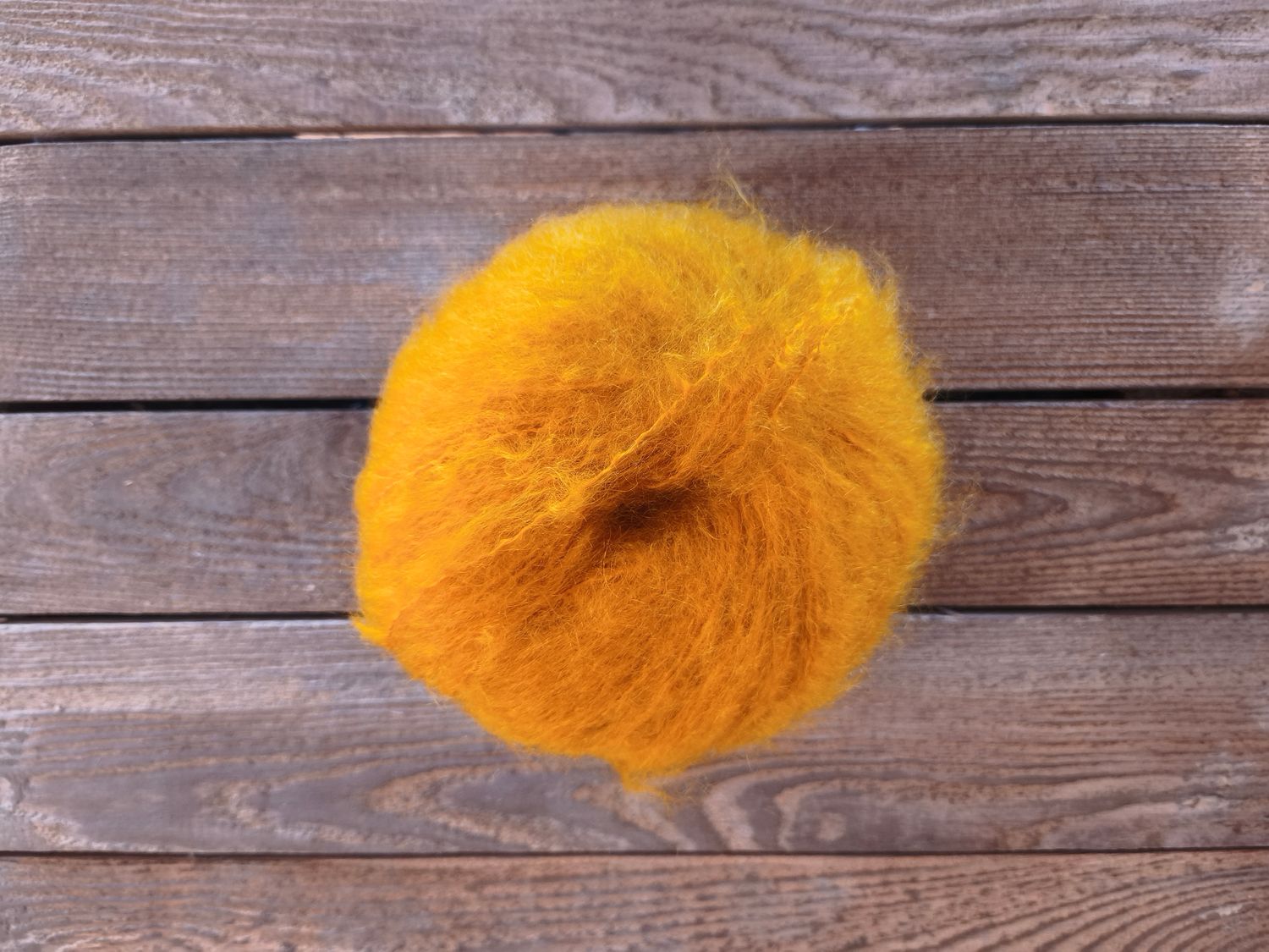 Pelote Pur Mohair couleur Soleil