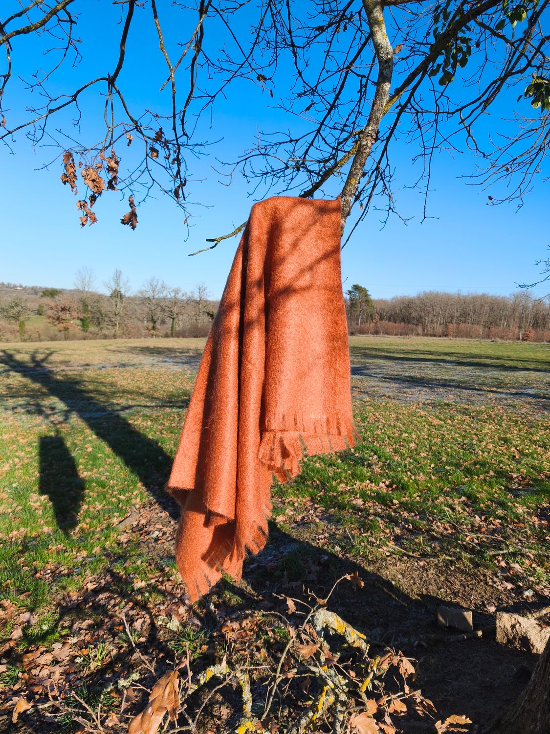 Petit plaid Terracotta