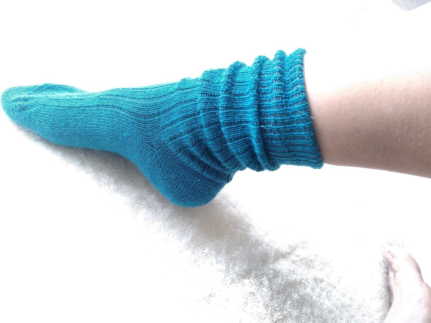 Chaussettes  couleur Lagon