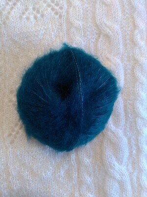 Pelote Mohair &amp;Soie couleur Sapin