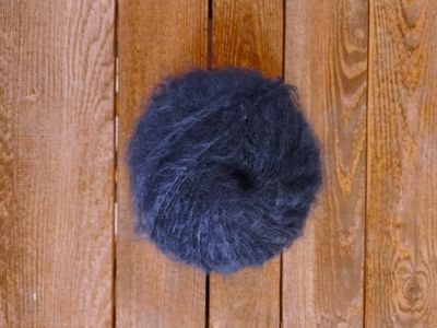 Pelote Pur Mohair couleur Saphir