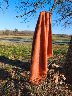 Grand plaid Terracotta