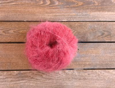 Pelote Mohair &amp;Soie couleur Griotte