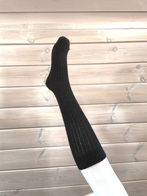 Chaussette longue 80% Mohair couleur Arctique
