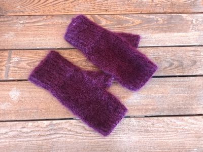 Mitaines Prune
