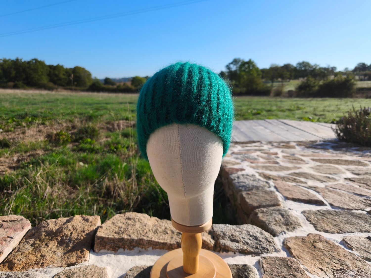 Bonnet couleur Emeraude