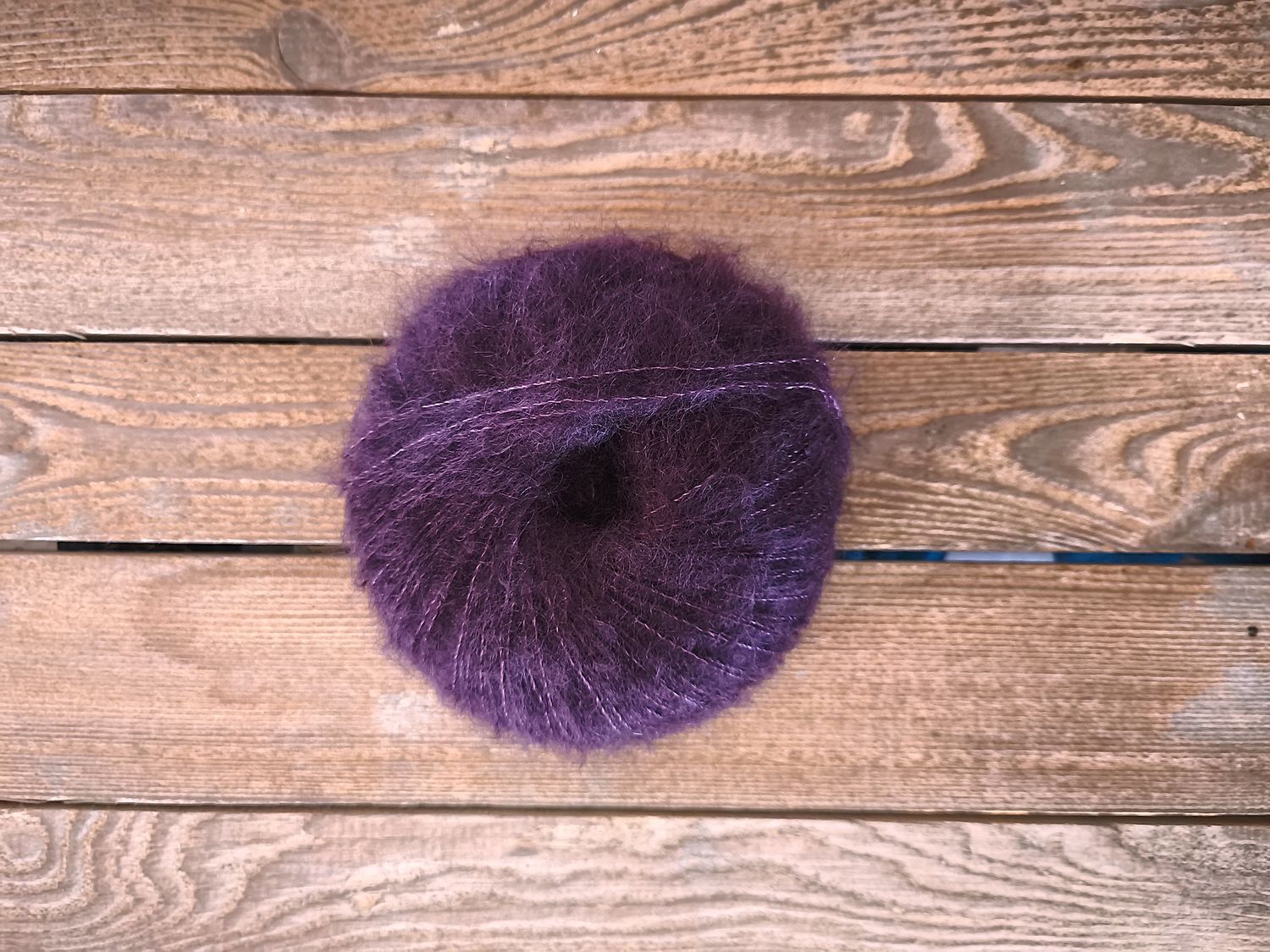 Pelote Mohair &amp; soie couleur Casis