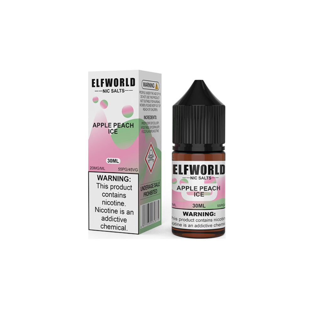 ElfWorld Liquid 5% 30ml Apple Peach Ice
