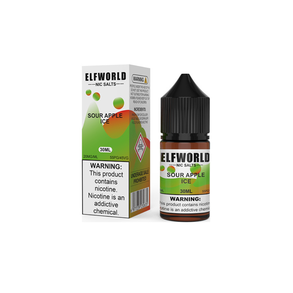ElfWorld Liquid 5% 30ml Sour Apple Ice