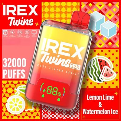 IREX (2 in 1) Twins 40000 Lemon Lime &amp; Watermelon Ice