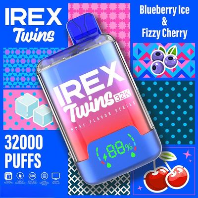 IREX (2 in 1) Twins 40000 Blueberry Ice &amp; Fizzy Cherry
