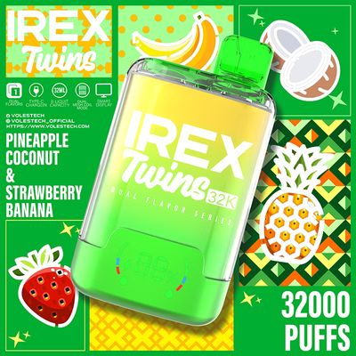 IREX (2 in 1) Twins 40000 Pineapple Coconut &amp; Strawberry Banana