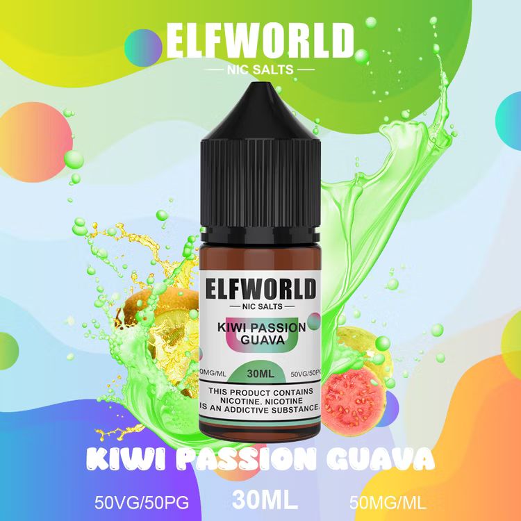 ElfWorld Liquid 5% 30ml Kiwi Passion Guava