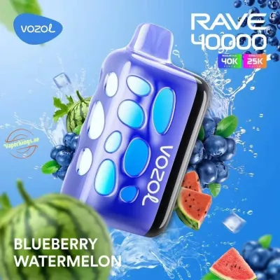 VOZOL RAVE 50000 Blueberry Watermelon