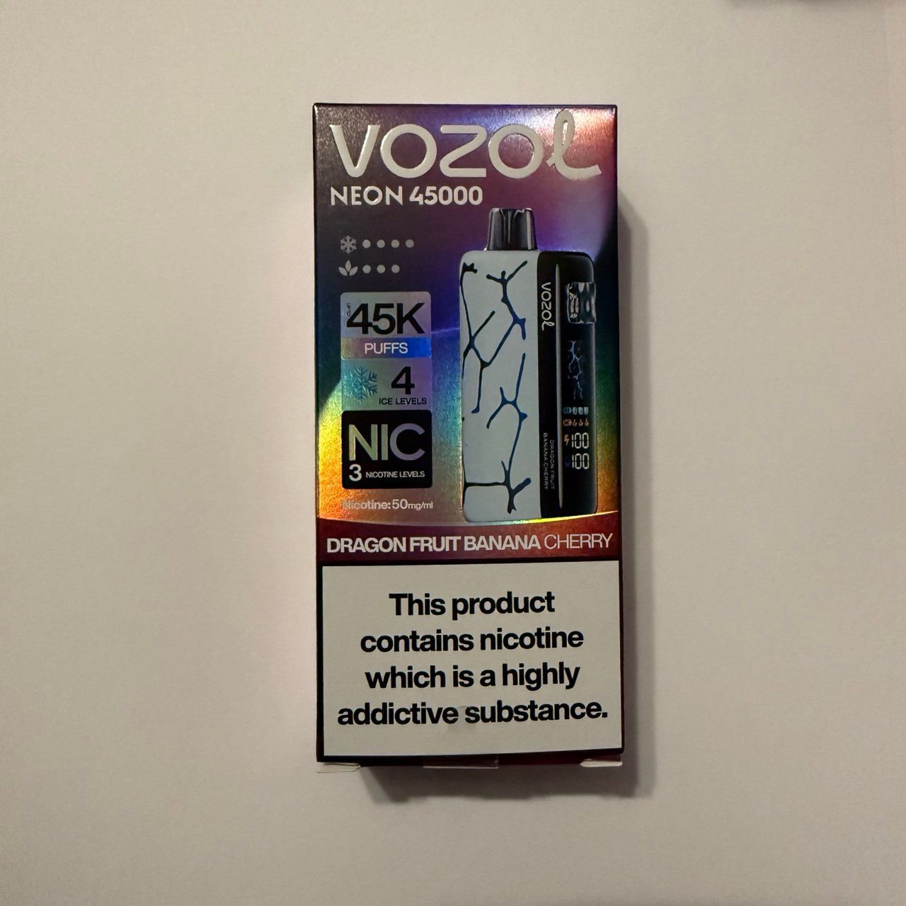 VOZOL NEON 45000 Dragon Fruit Banana Cherry