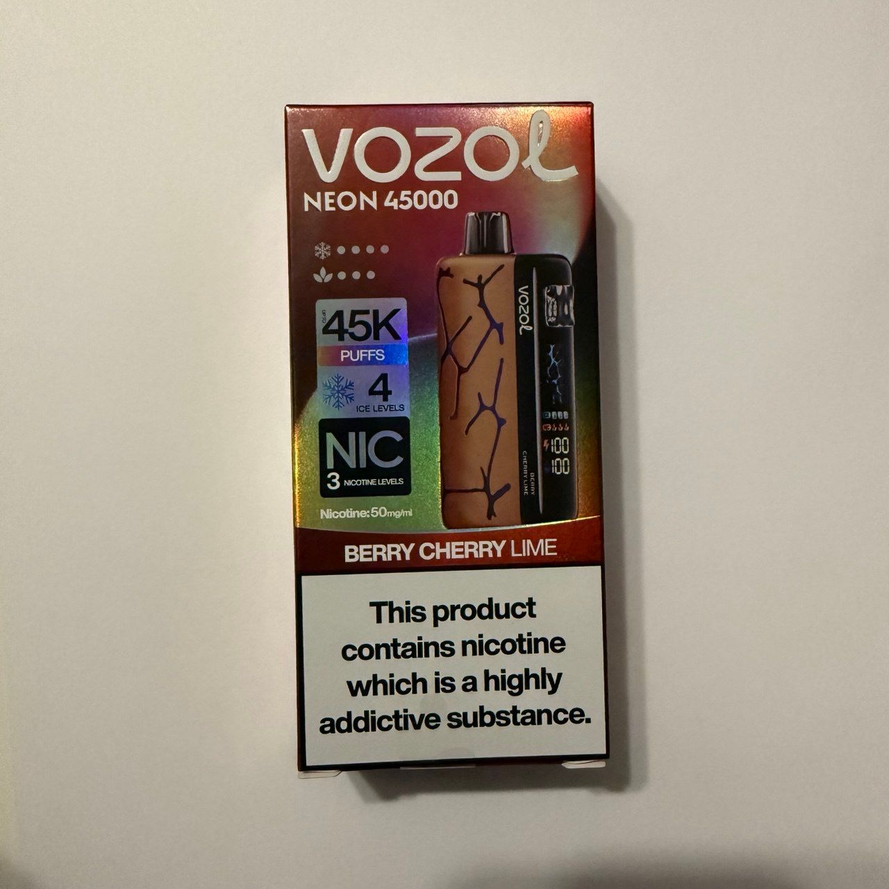 VOZOL NEON 45000 Berry Cherry Lime