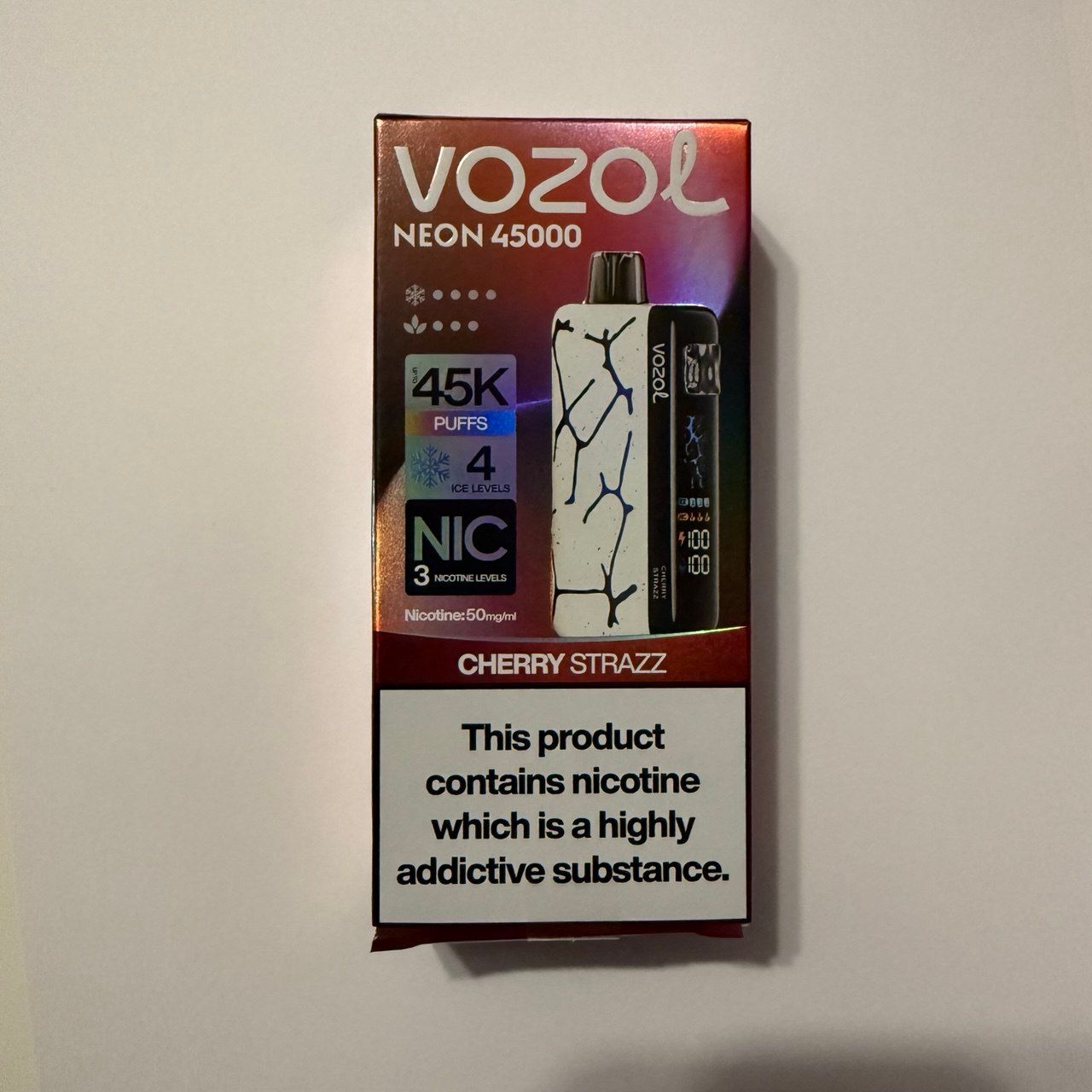 VOZOL NEON 45000 Cherry Strazz