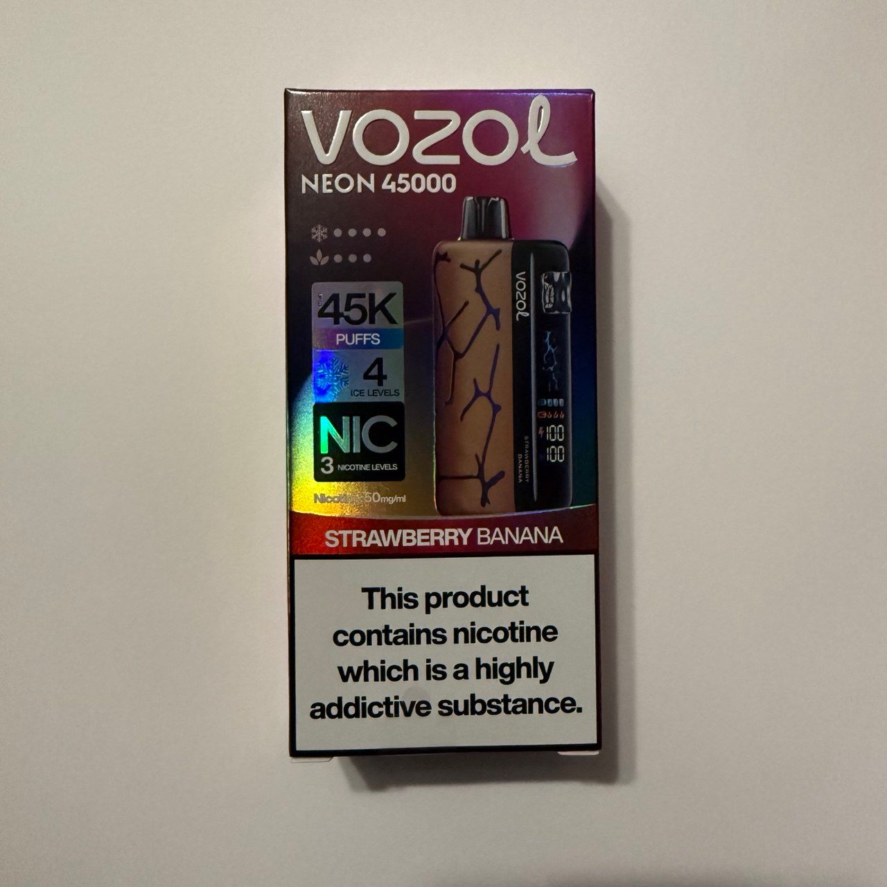 VOZOL NEON 45000 Strawberry Banana