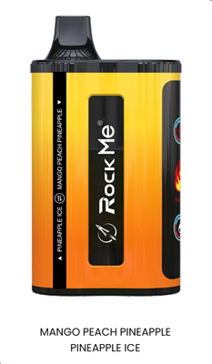 ROCKME Twins 30000 Pineapple Ice &amp; Mango Peach Pineapple