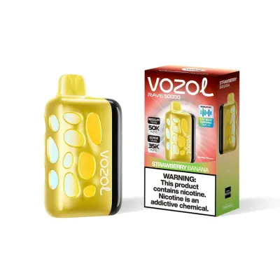 VOZOL RAVE 50000 Strawberry Banana