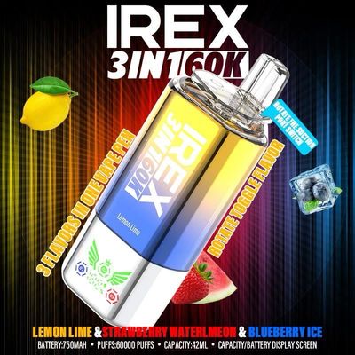 IREX (3 in 1) 60000 Lemon Lime &amp; Strawberry Watermelon &amp; Blueberry Ice