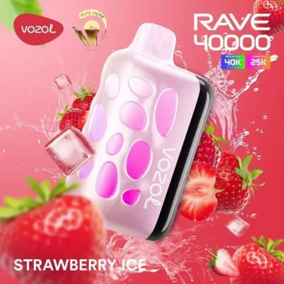 VOZOL RAVE 40000 Strawberry Ice