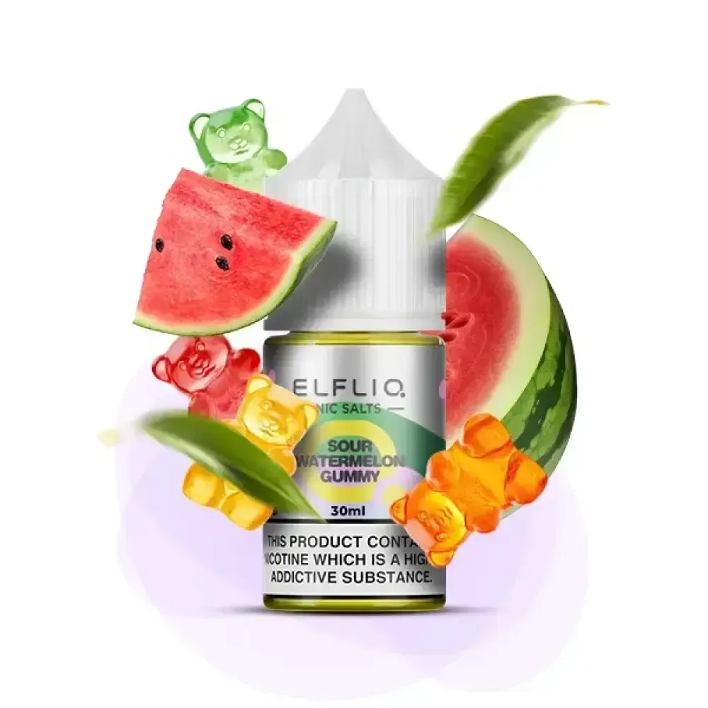 ELFLIQ Liquid 5% 30ml Sour Watermelon Gummy