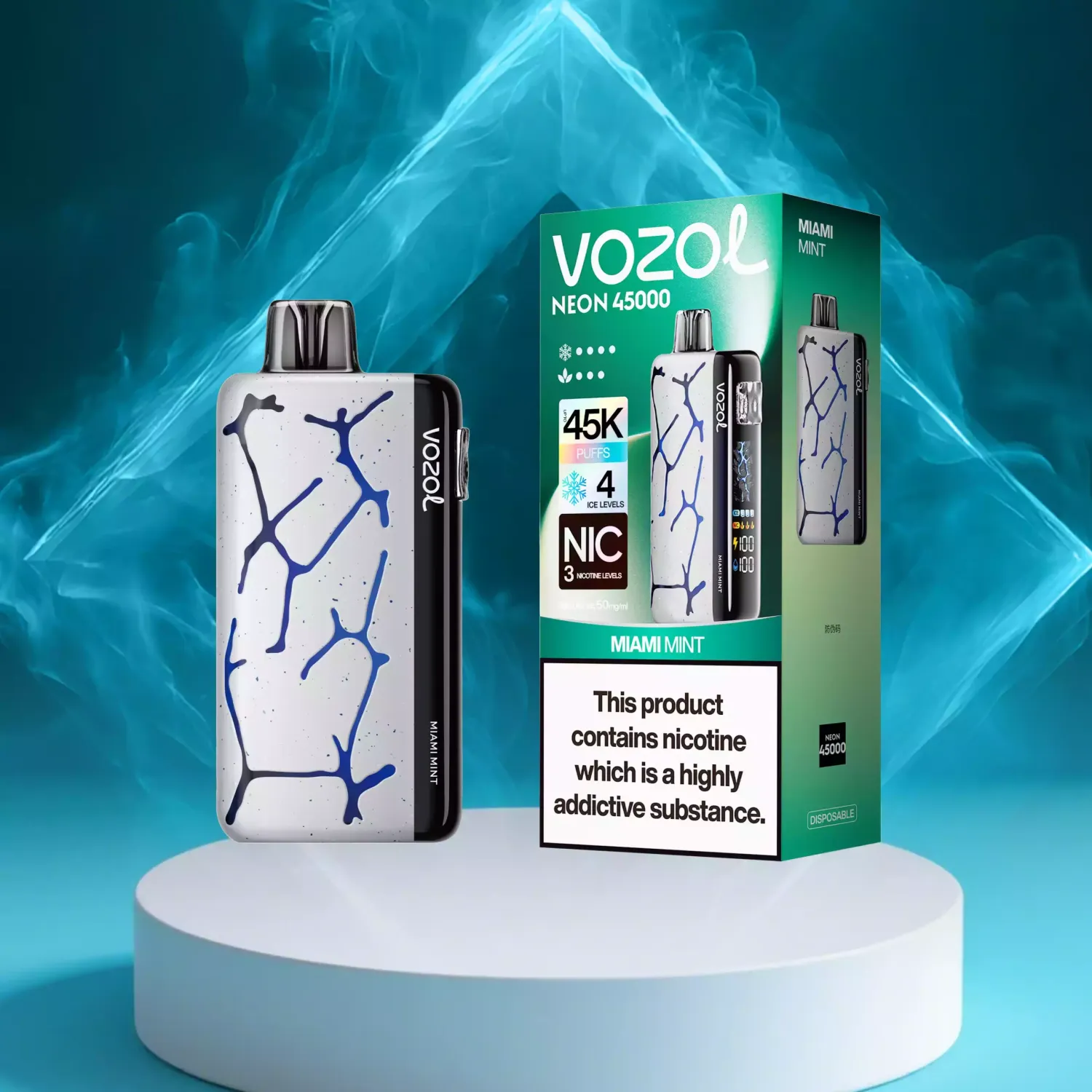 VOZOL NEON 45000 Miami Mint