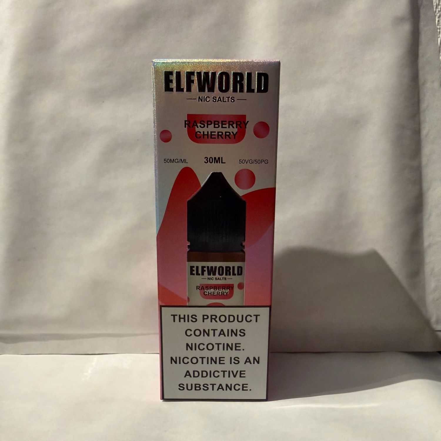 ElfWorld Liquid 5% 30ml Raspberry Cherry
