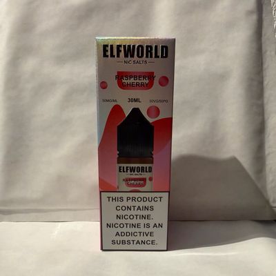 ElfWorld Liquid 5% 30ml Raspberry Cherry