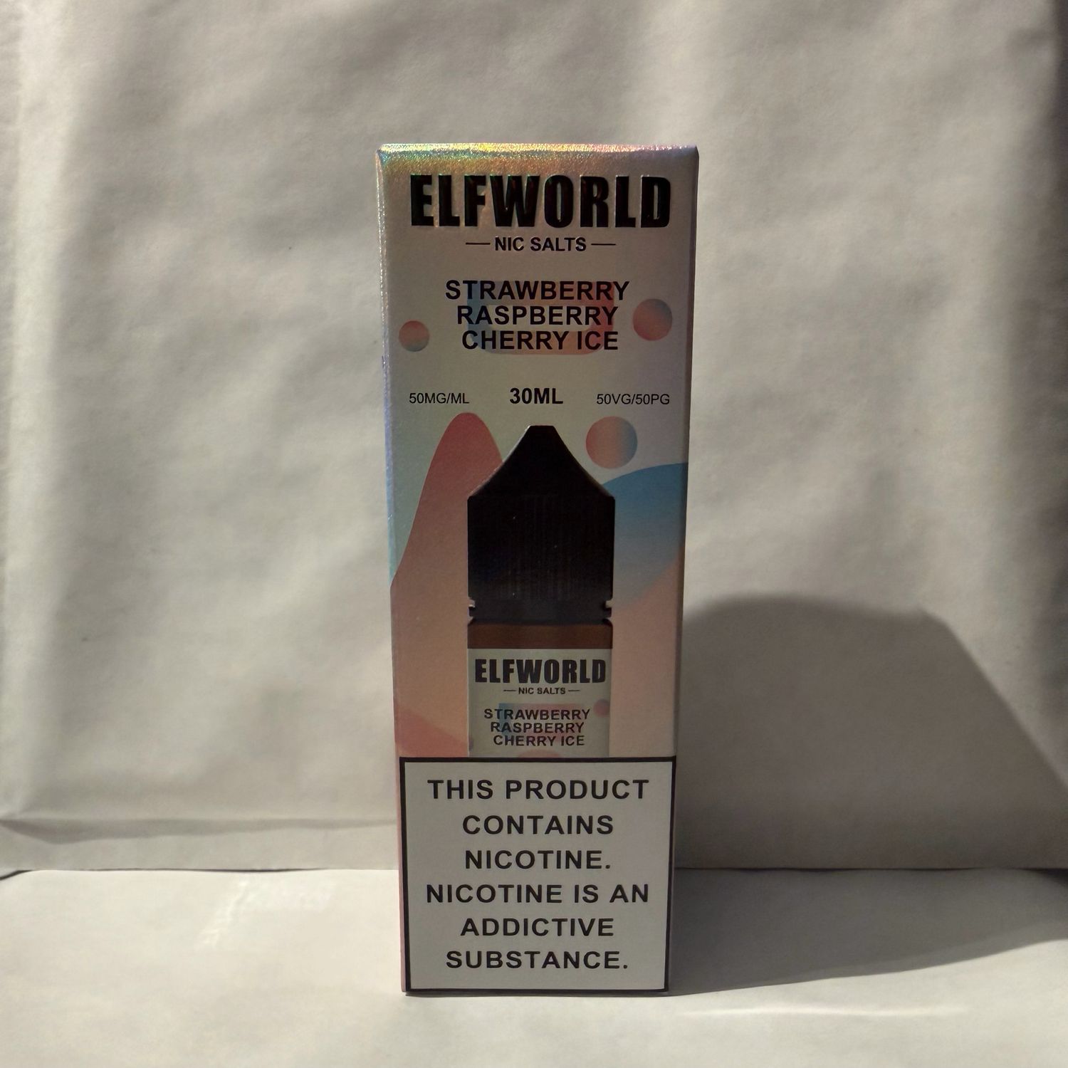 ElfWorld Liquid 5% 30ml Strawberry Raspberry Cherry Ice